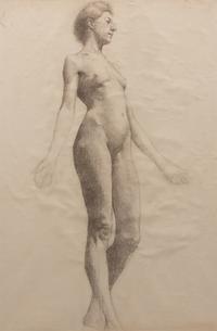 Nude Figures (a pair of works)