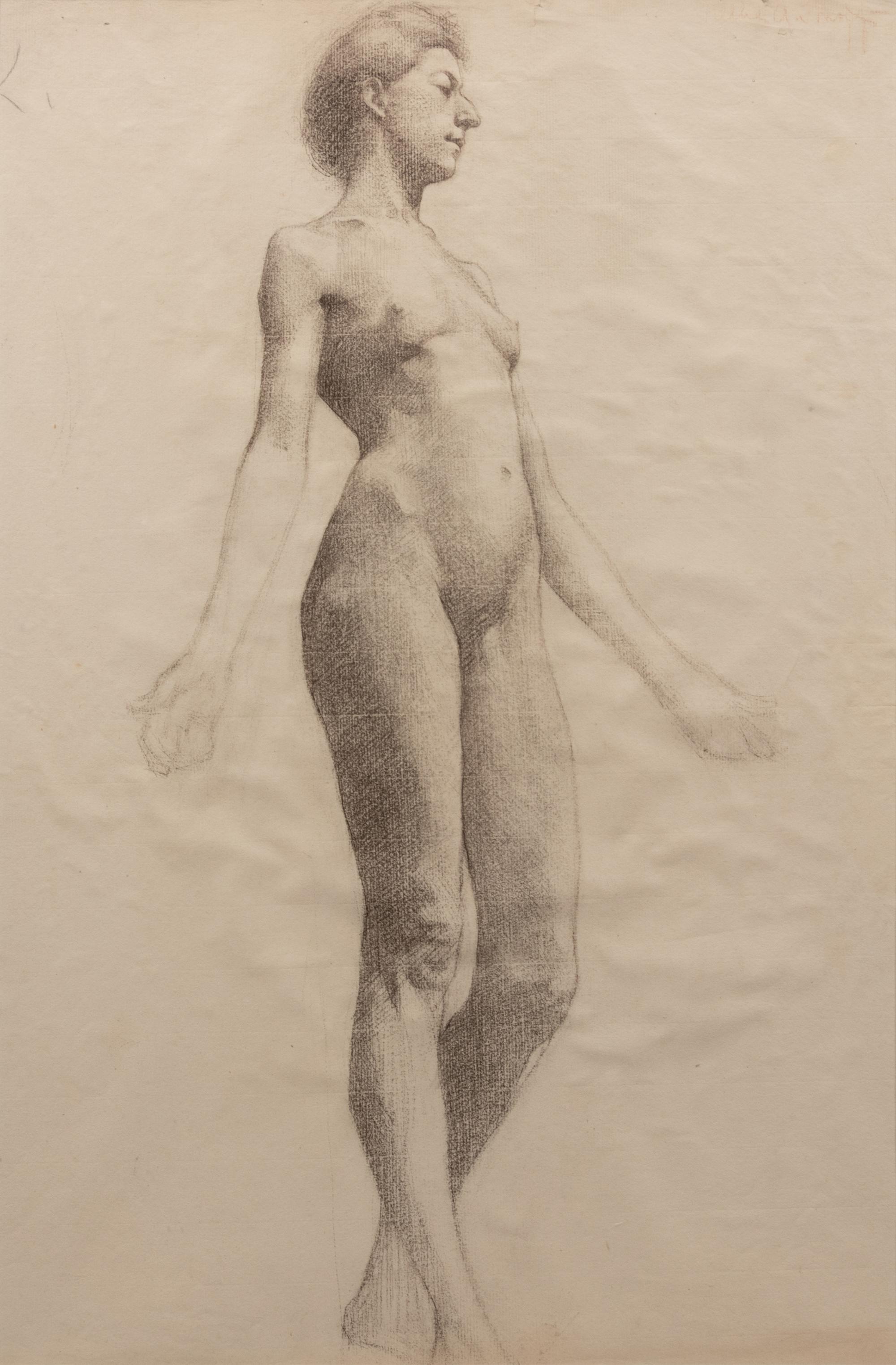 Nude Figures (a pair of works)