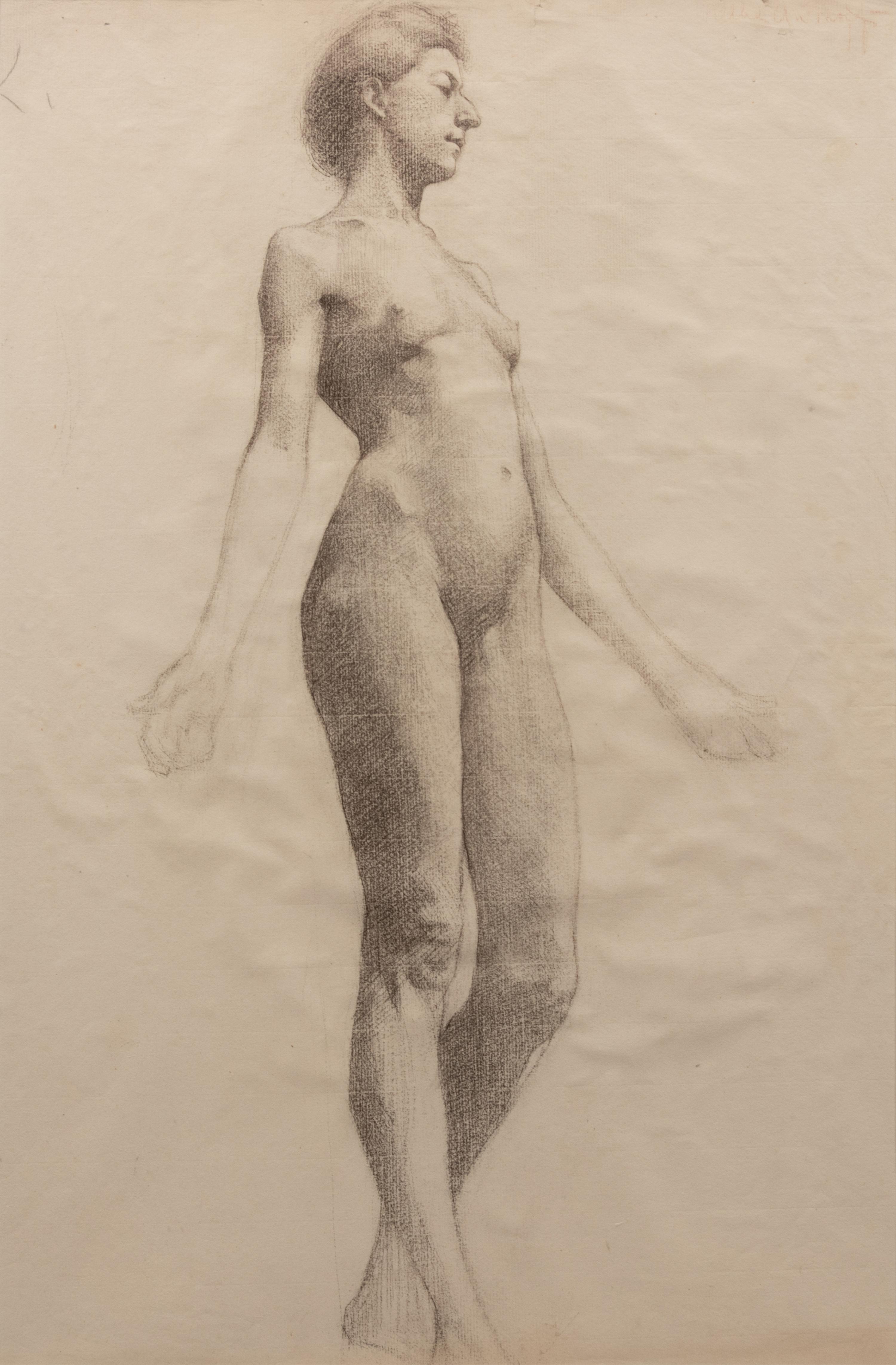 Nude Figures (a pair of works)