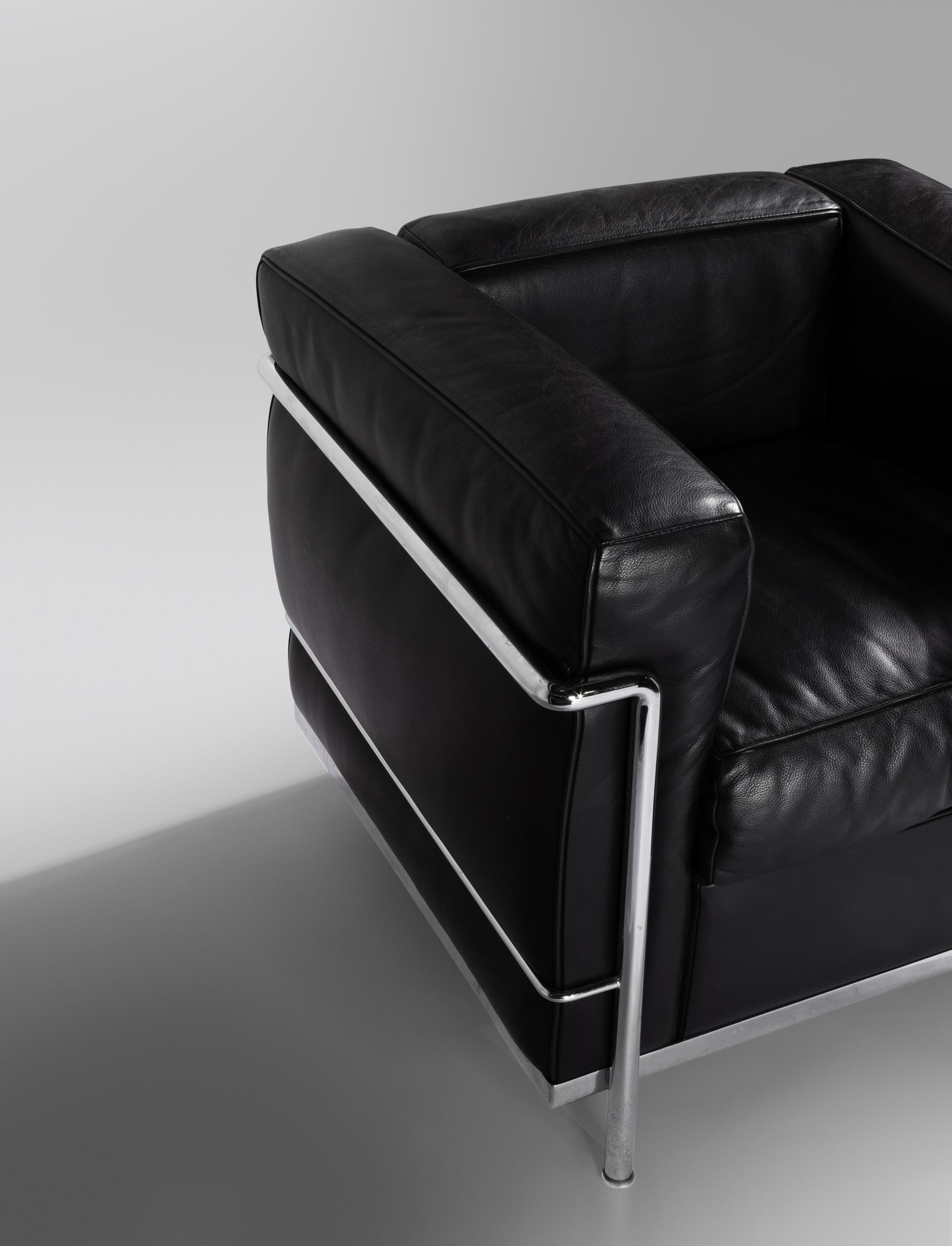 Pair of 'LC2' Lounge Chairs Cassina, Italy