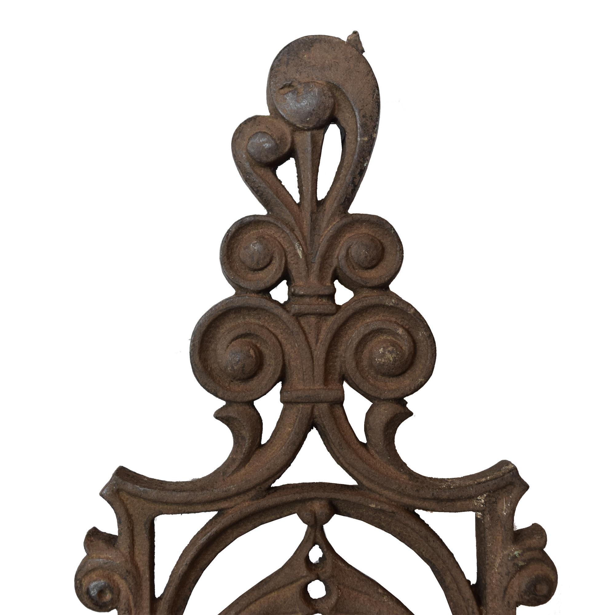 A Set of Three Cast Iron Baluster from the Lieter II Building by WIlliam Lebaron Jenn 6.5" W x 13" D x 62.5" H — United States, Circa 1891