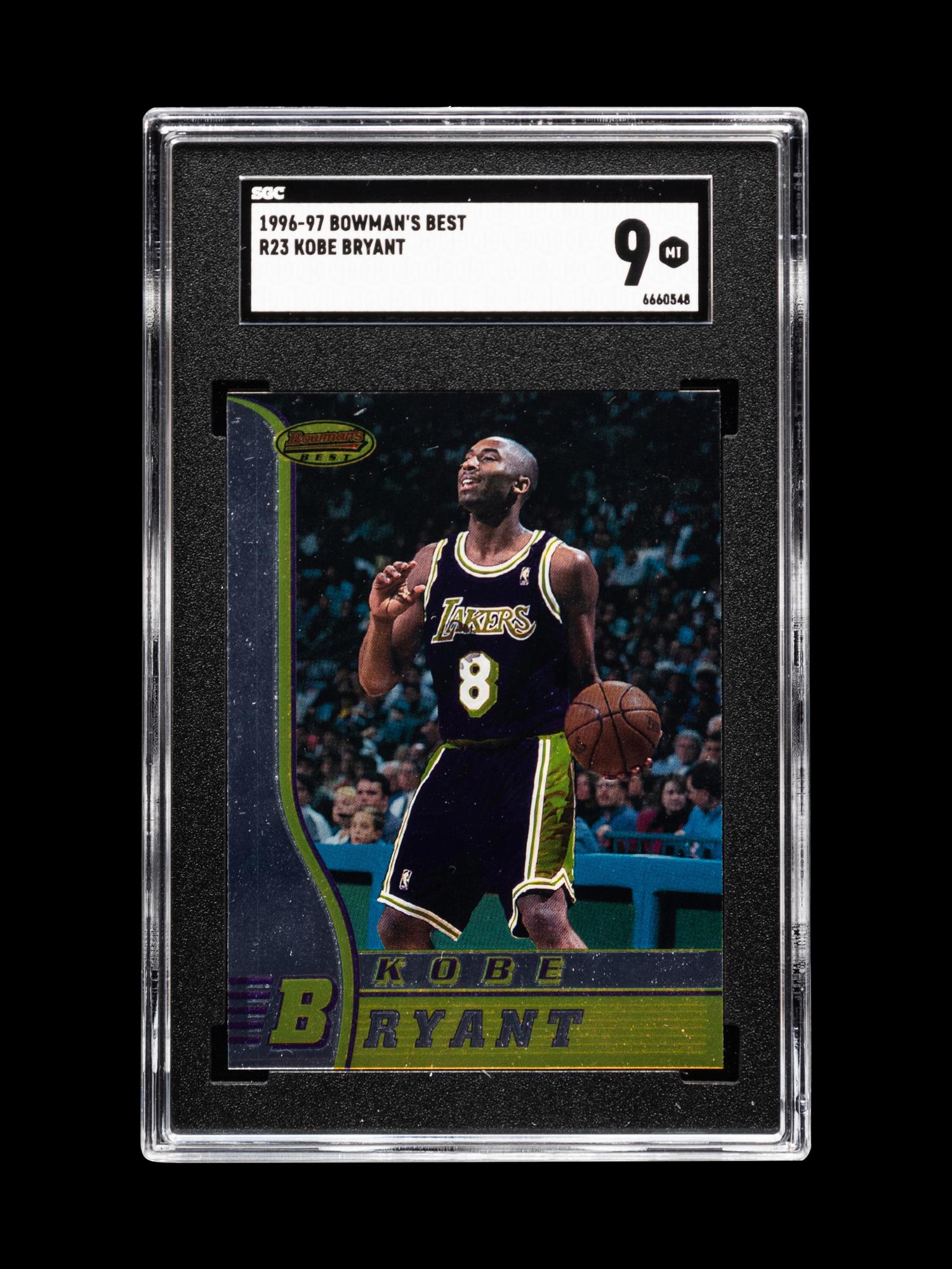 A Group of 1996-97 Bowman's Best Kobe Bryant Rookie Basketball Cards,
