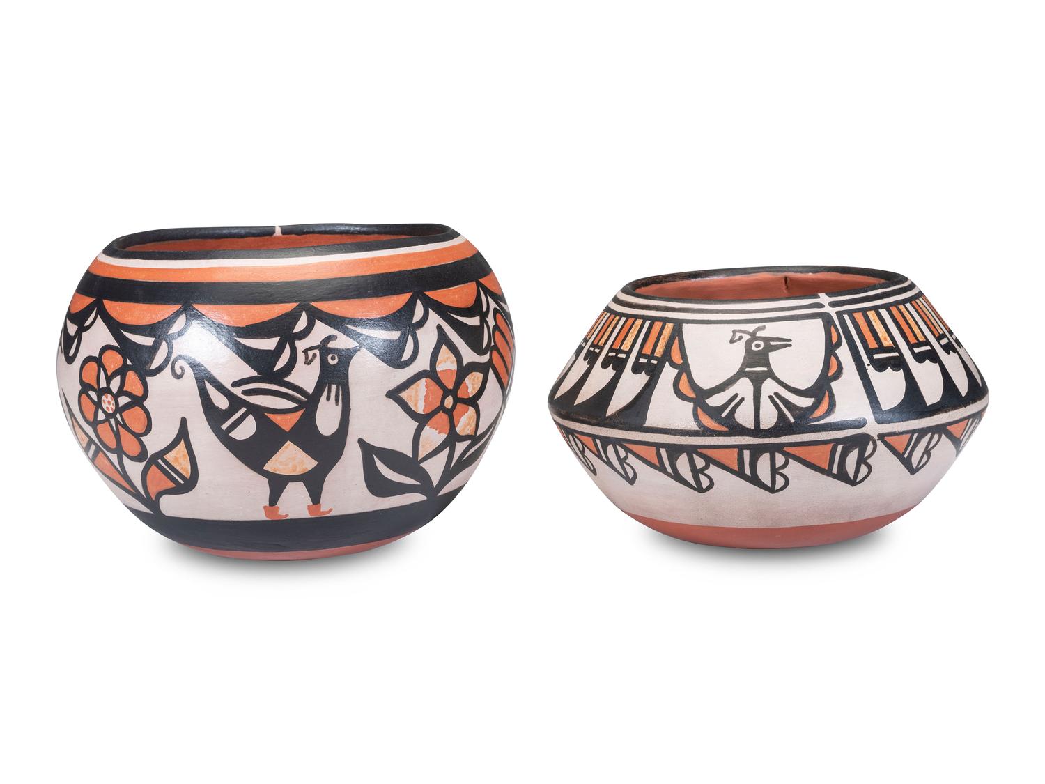 Polychrome Figural Pottery