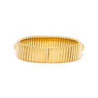 BULGARI, YELLOW GOLD AND MULTIGEM 'TUBOGAS' CUFF BRACELET