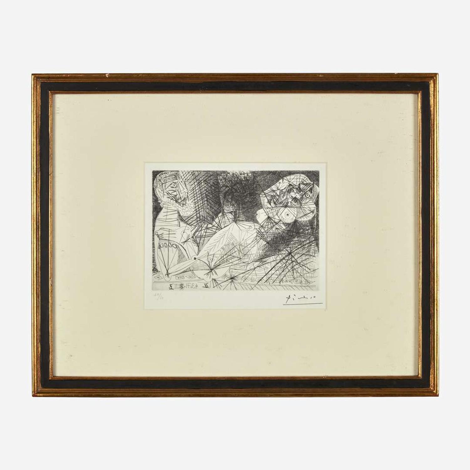 Pablo Picasso (Spanish, 1881-1973) Scène de ménage (Household Scene), from Les 156
