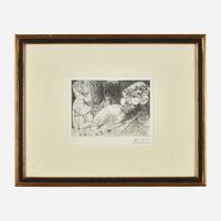 Pablo Picasso (Spanish, 1881-1973) Scène de ménage (Household Scene), from Les 156