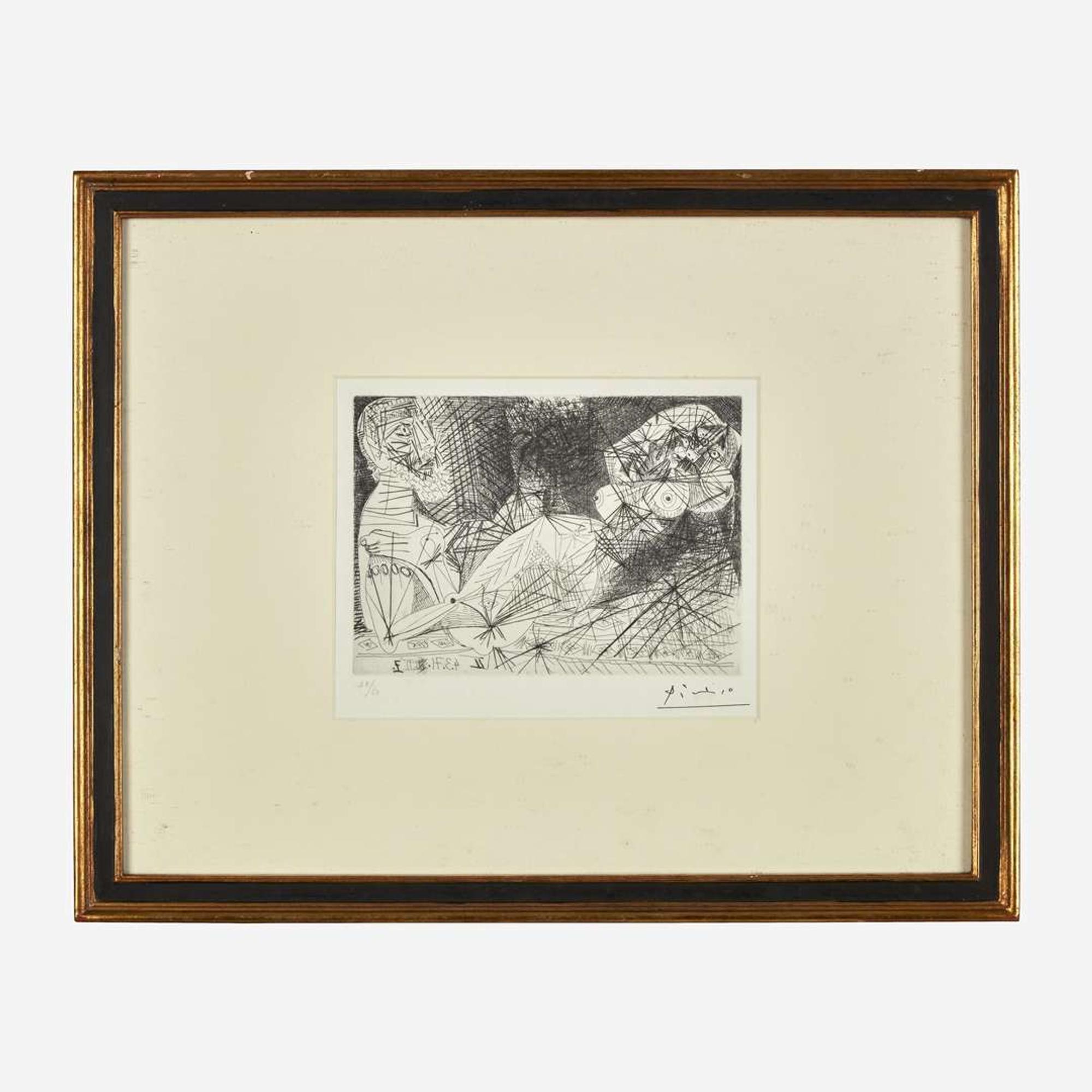 Pablo Picasso (Spanish, 1881-1973) Scène de ménage (Household Scene), from Les 156