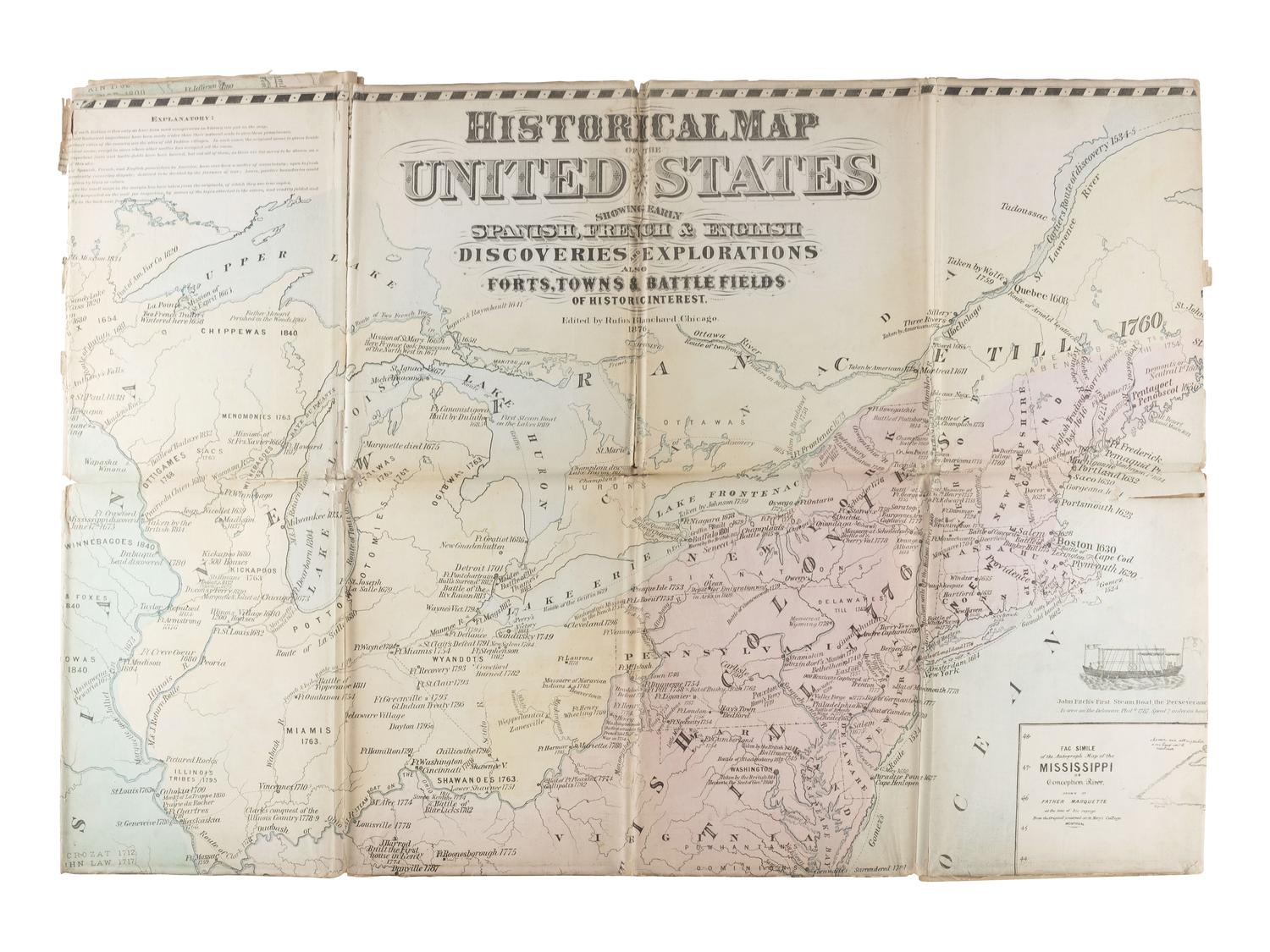 [MAPS & ATLASES]. BLANCHARD, Rufus (1821-1904), editor.