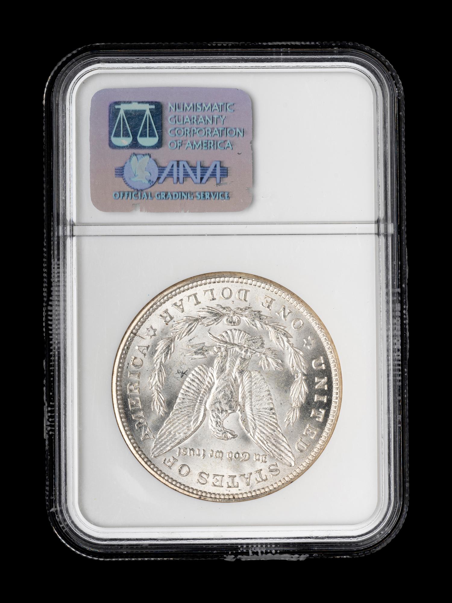 A 1921-D Morgan $1 Coin (NGC MS65)