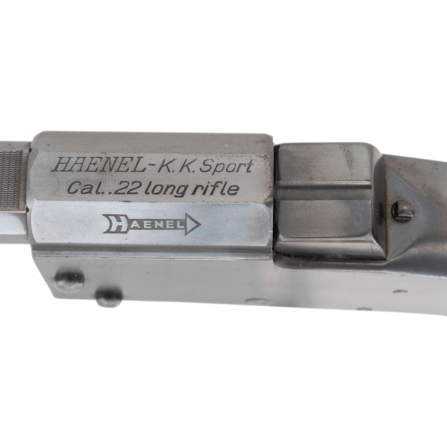 ** Haenel KK Sport .22 Rifle Without Forend and Rear Sight