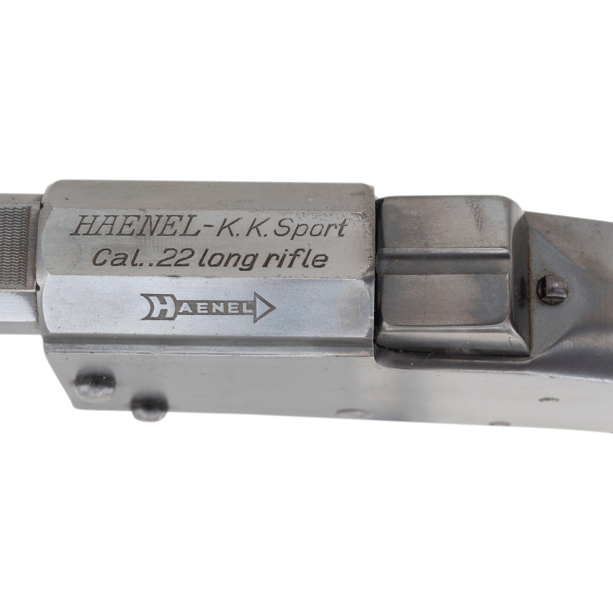 ** Haenel KK Sport .22 Rifle Without Forend and Rear Sight