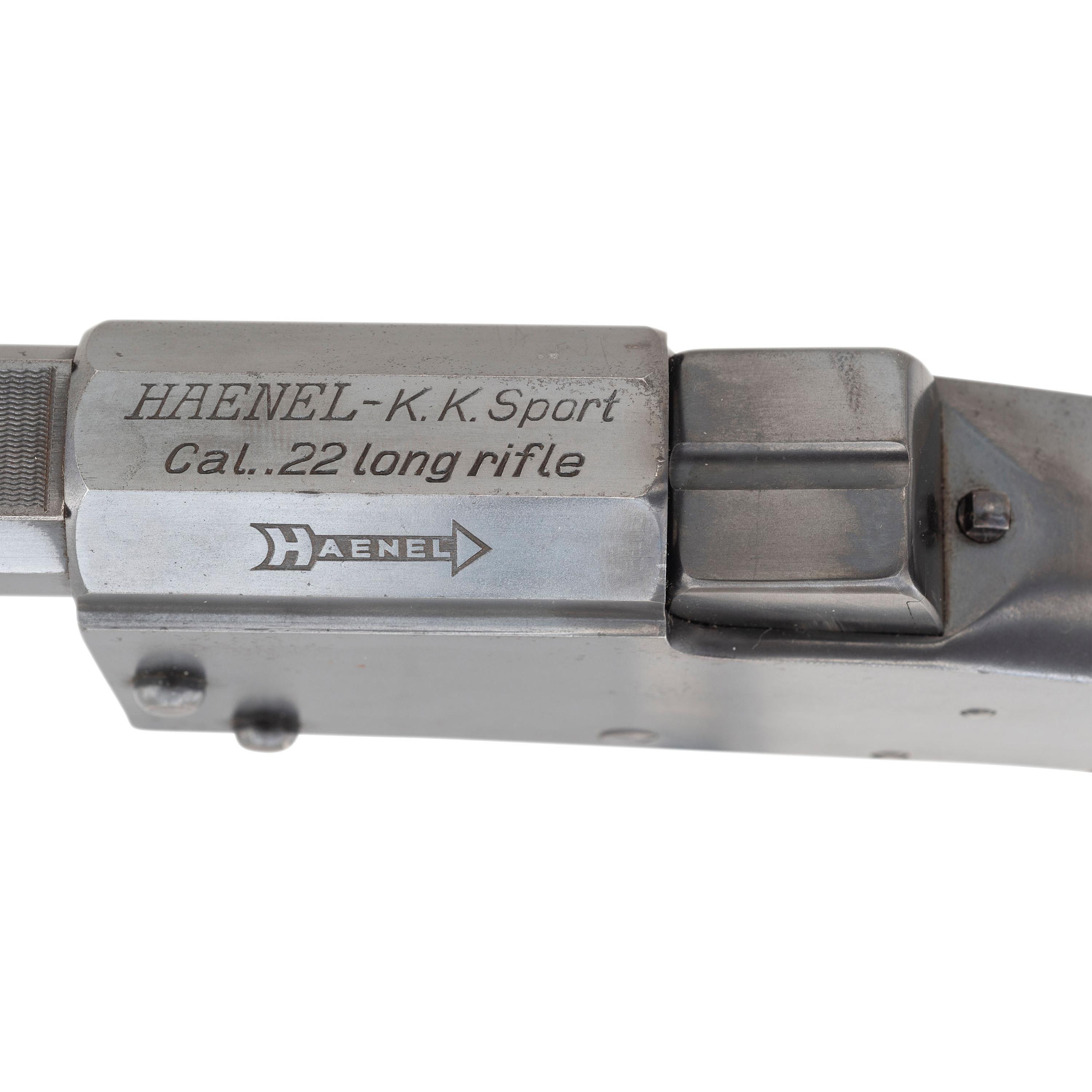 ** Haenel KK Sport .22 Rifle Without Forend and Rear Sight