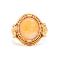 YELLOW GOLD AND CARNELIAN INTAGLIO RING
