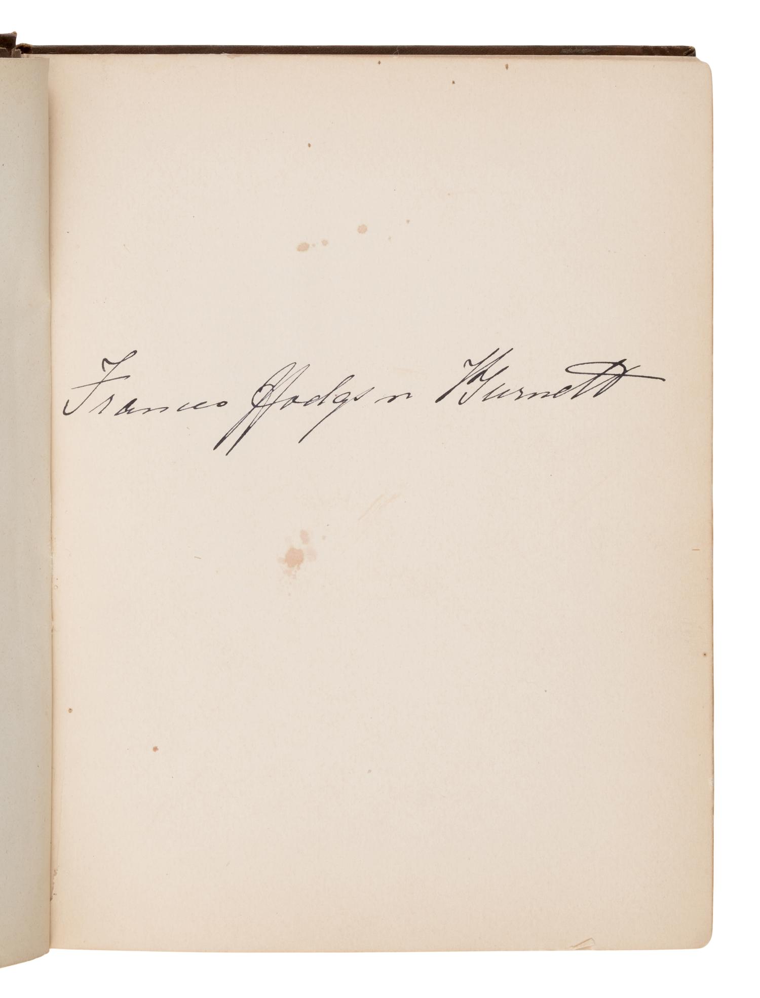 Burnett, Frances Hodgson (1849-1924). Little Lord Fauntleroy . New York: Charles Scribner's Sons, 1886.