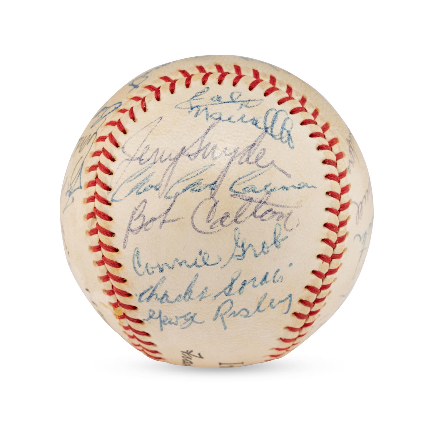 A 1960 Montreal Royals Team Signed Autograph Baseball