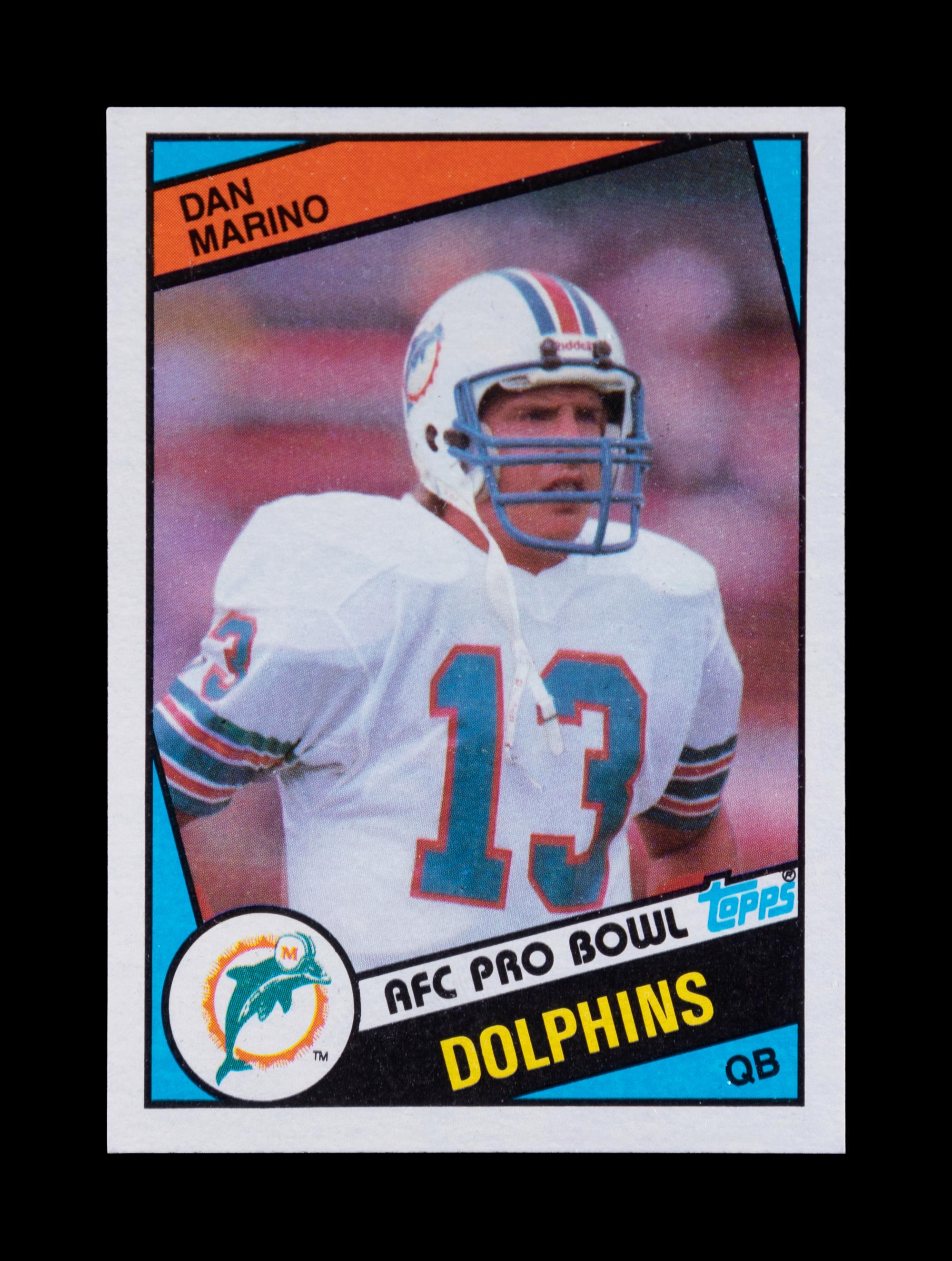 A Group of Six Topps Football Hall of Fame Rookie Cards (Including Tony Dorsett, John Elway, Dan Marino, Art Monk, Lawrence Taylor)