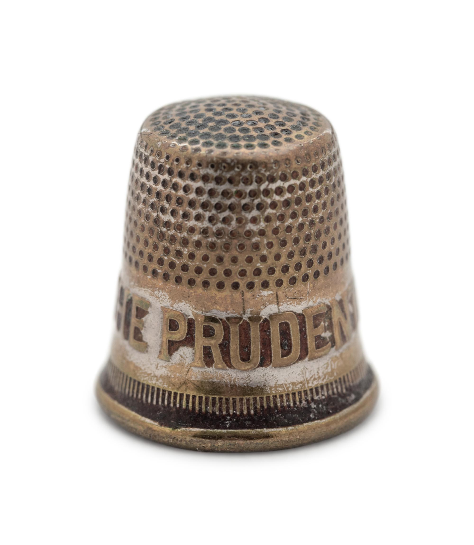 A Collection of Metal Thimbles