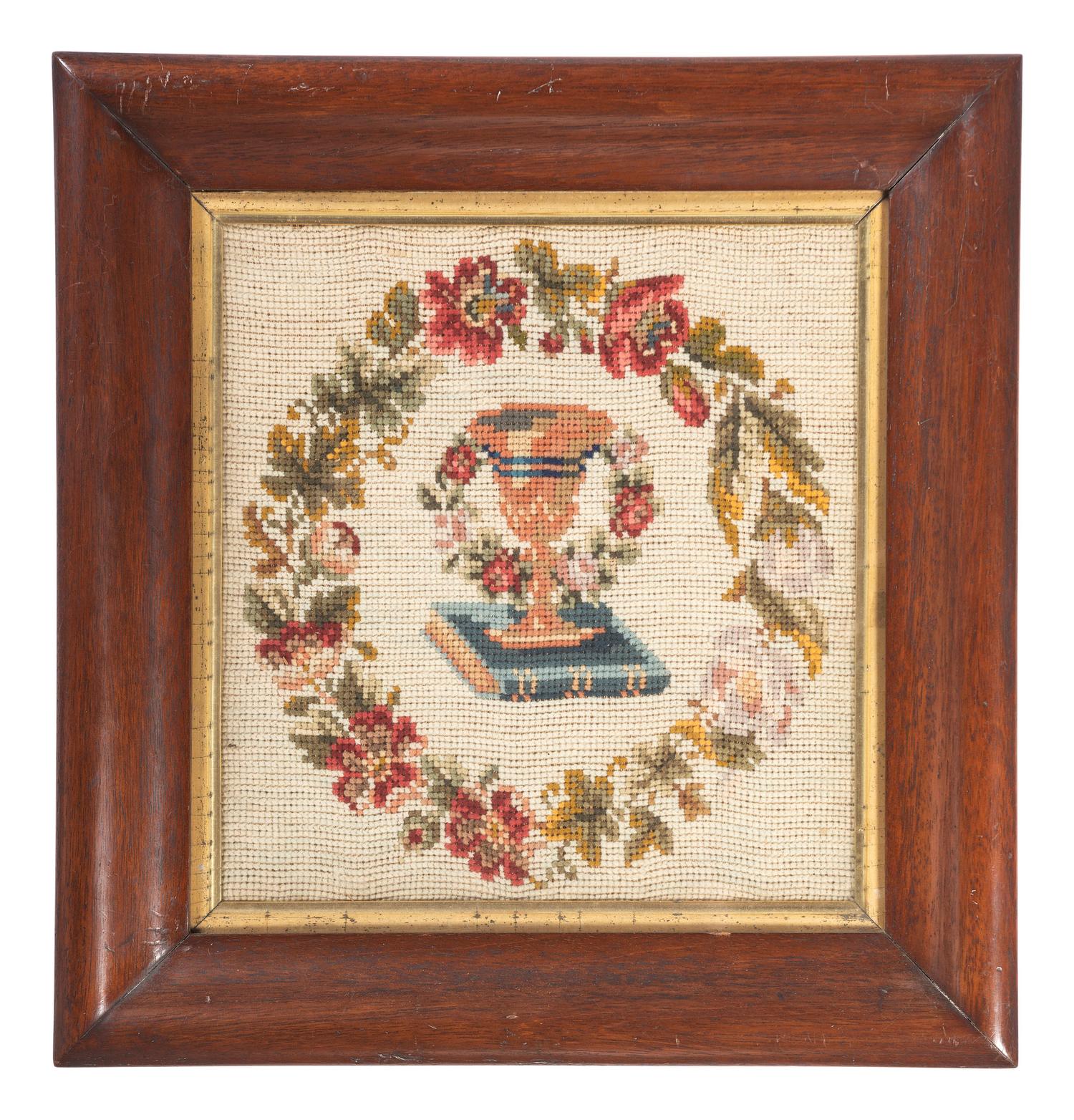 Three Framed Needlework Pictures