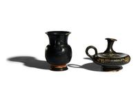 Two Campanian Black-Glazed Vessels