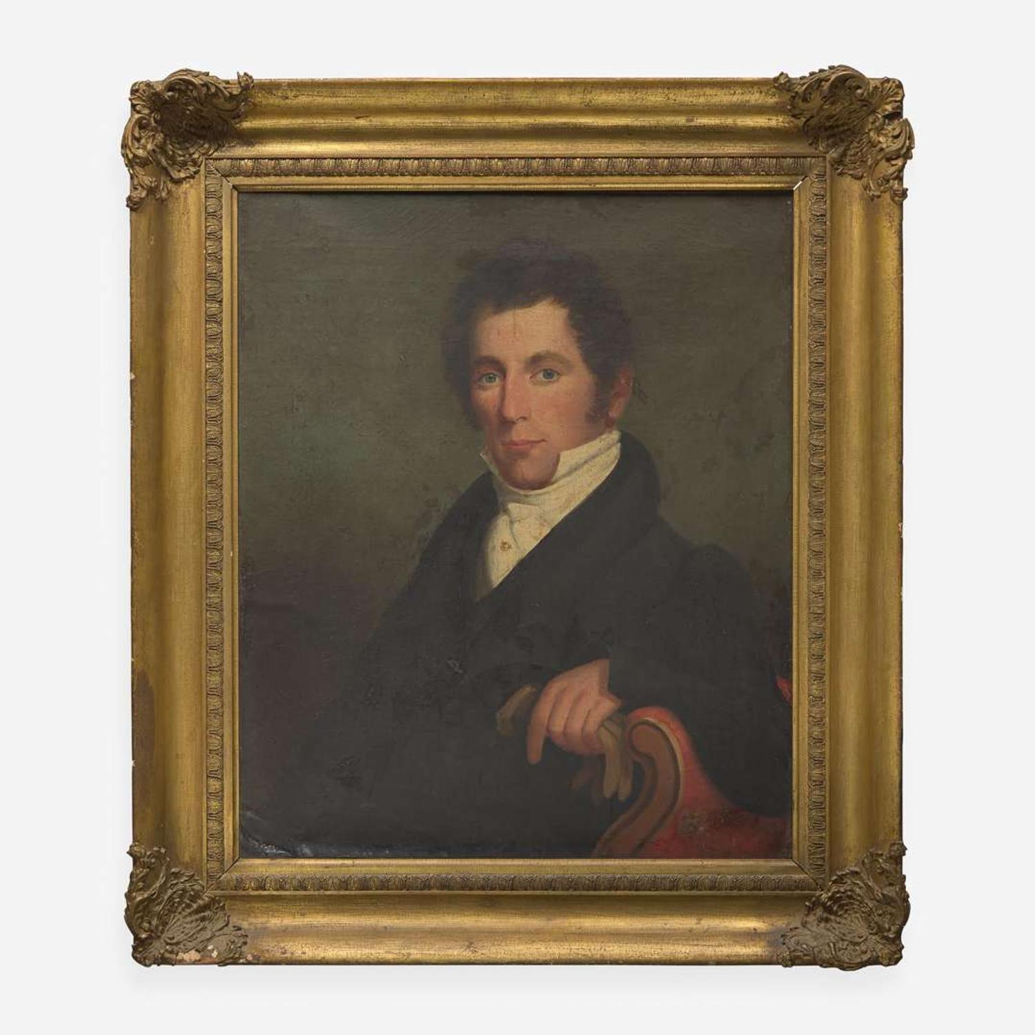 Attributed to Sarah Miriam Peale (1800-1885) Portrait of a Young Gentleman, Possibly from Baltimore, MD, circa 1820s