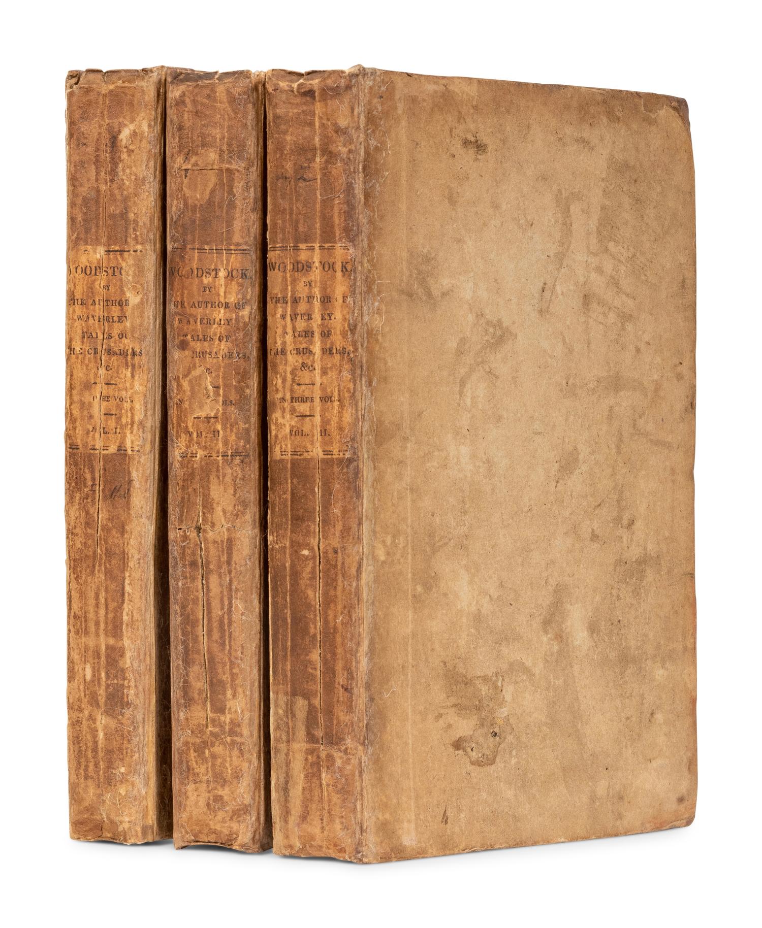 SCOTT, Walter, Sir (1771-1832). Woodstock: or, The Cavalier . Edinburgh & London: for Archibald Constable and Co.; Longman, Rees, Orme, Brown, and Green, 1826.