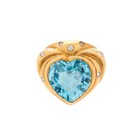 BLUE TOPAZ AND DIAMOND ENHANCER