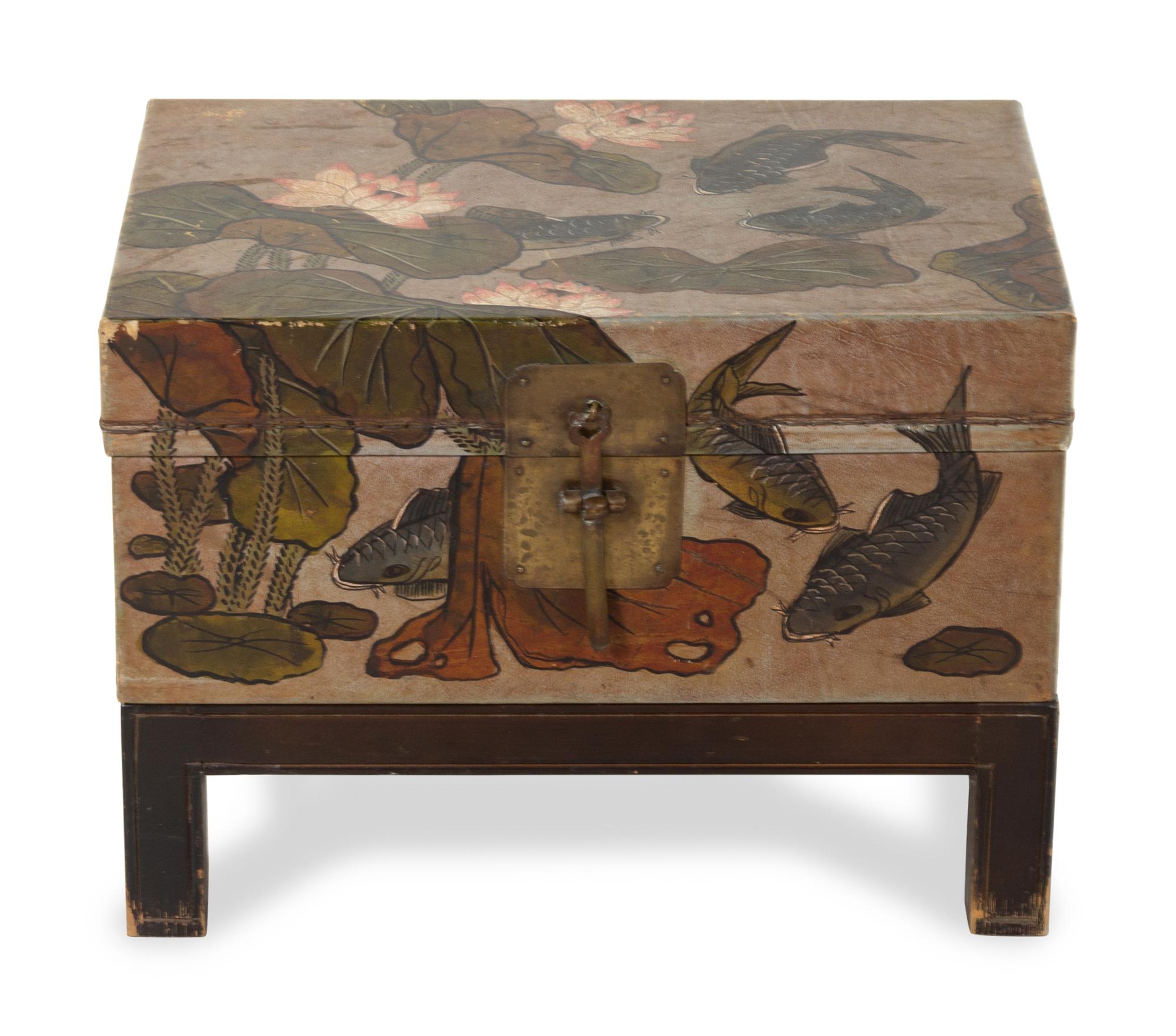 A Chinese Export Lacquered Chest