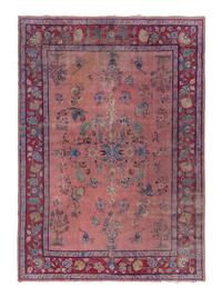 A Turkish Oushak Wool Rug