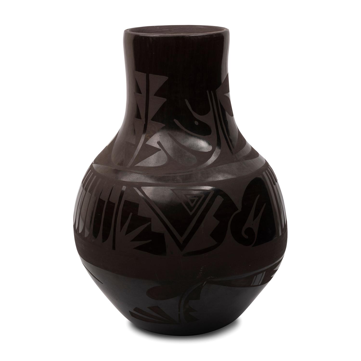 Blackware Pottery Vase