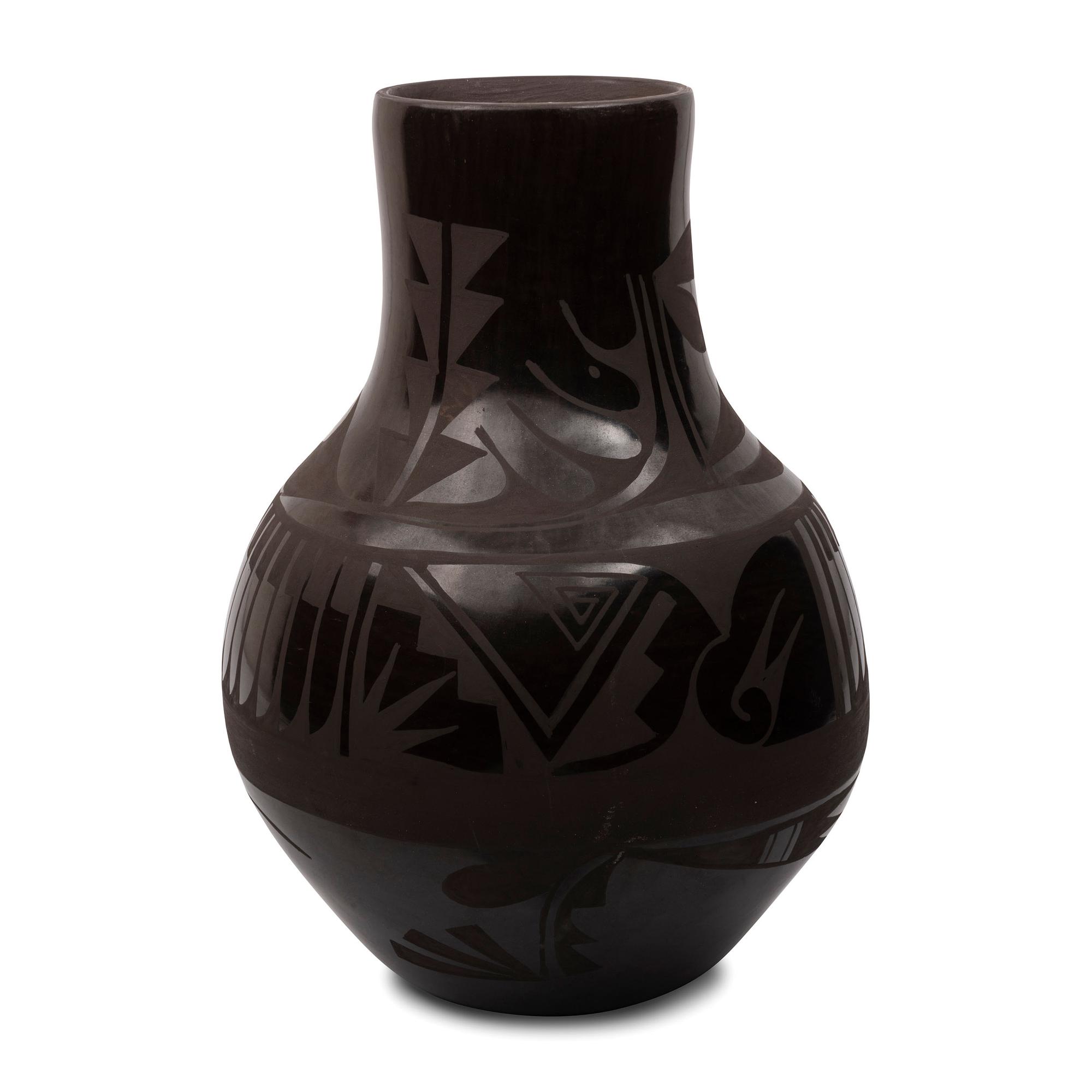 Blackware Pottery Vase