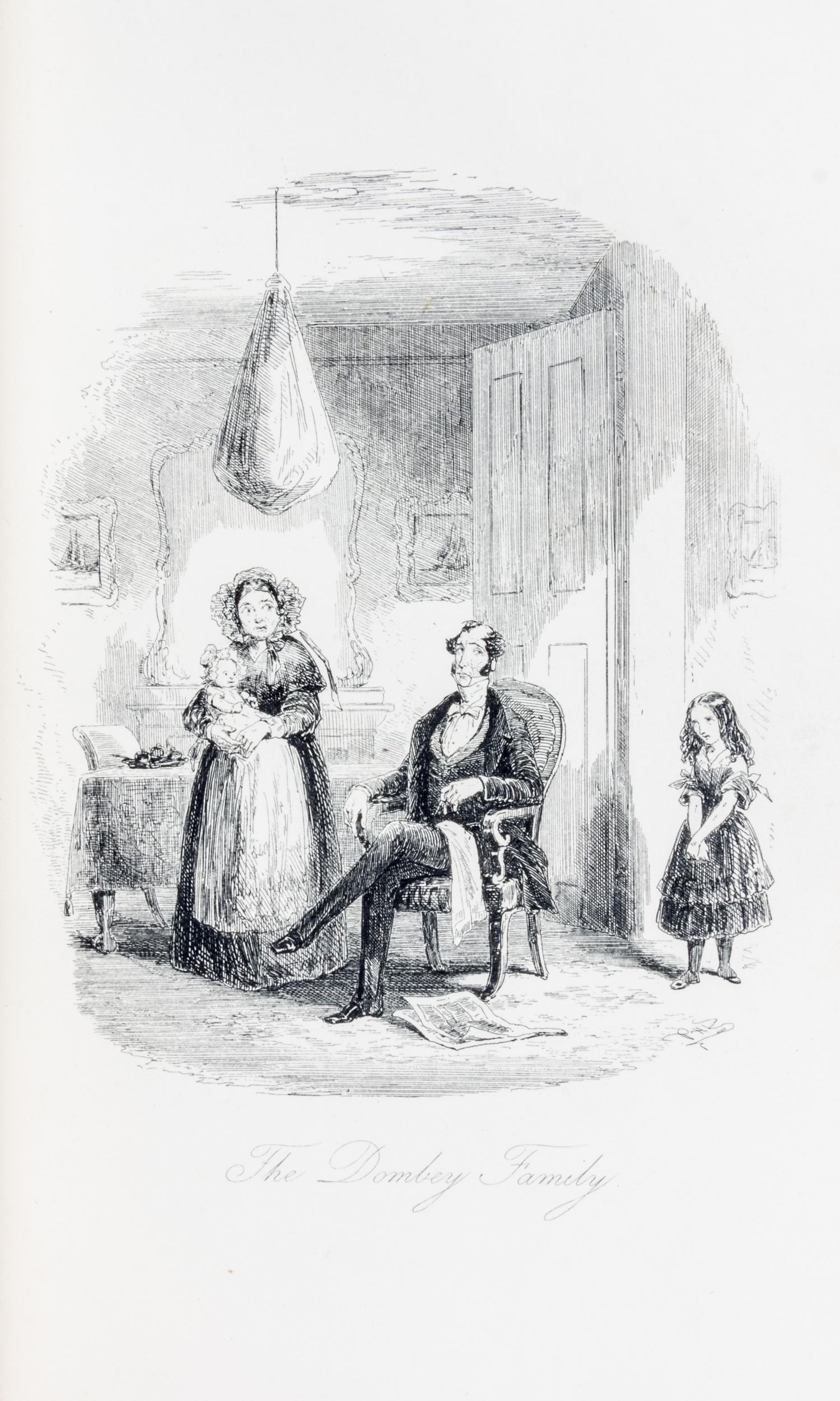 DICKENS, CHARLES. Dombey and Sons. London, 1846-48. First edition in original parts.