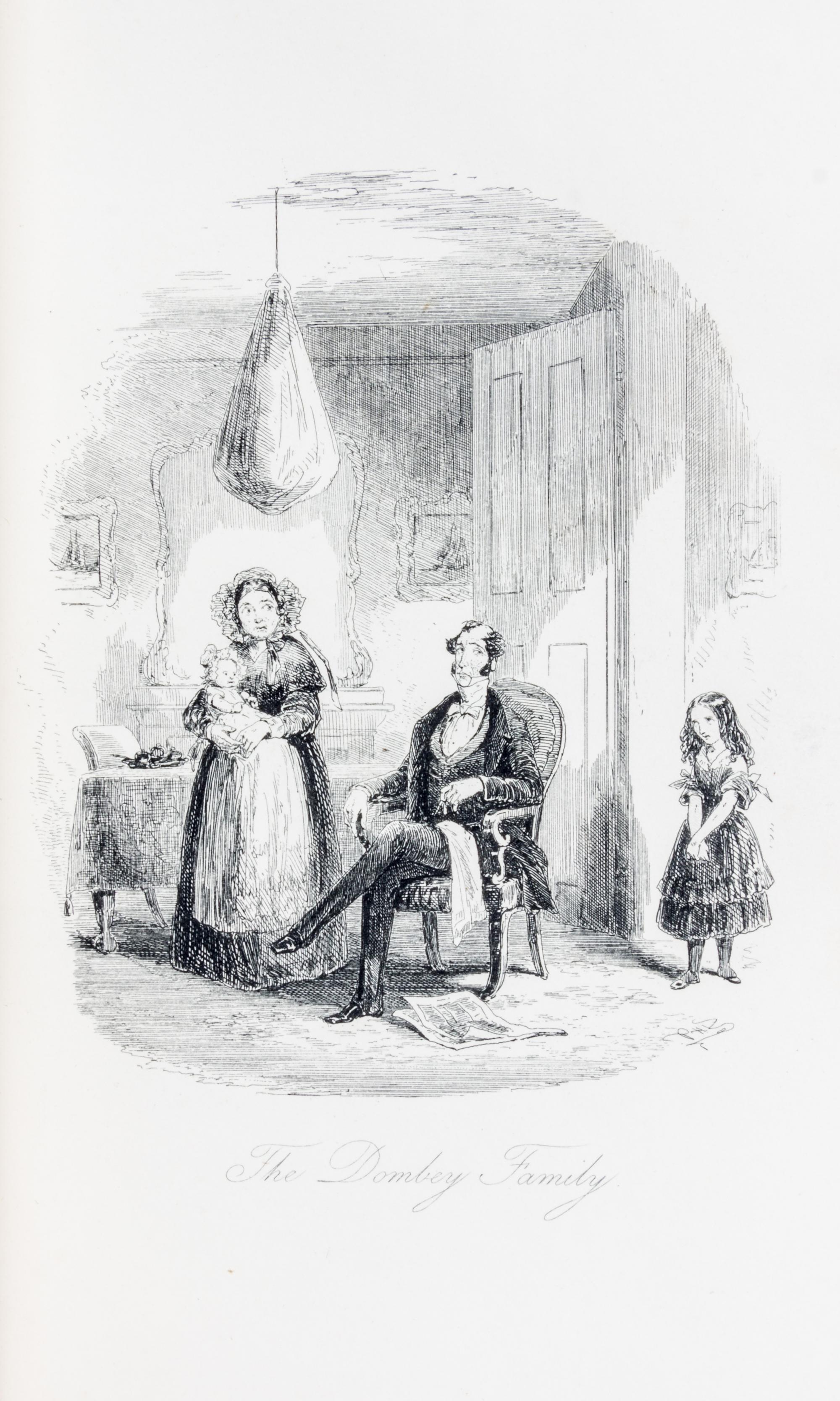 DICKENS, CHARLES. Dombey and Sons. London, 1846-48. First edition in original parts.