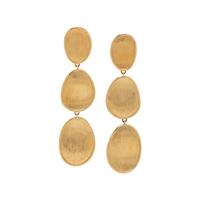 MARCO BICEGO, YELLOW GOLD 'LUNARIA' EARRINGS