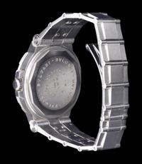 BULGARI, STAINLESS STEEL 'DIAGONO SCUBA' WATCH