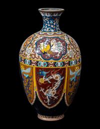 39 Japanese Cloisonné Enamel Vessels