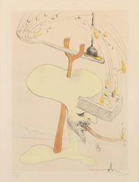 Salvador Dali, (Spanish, 1904-1989), Visions de Quevedo, 1975 (portfolio of 6)