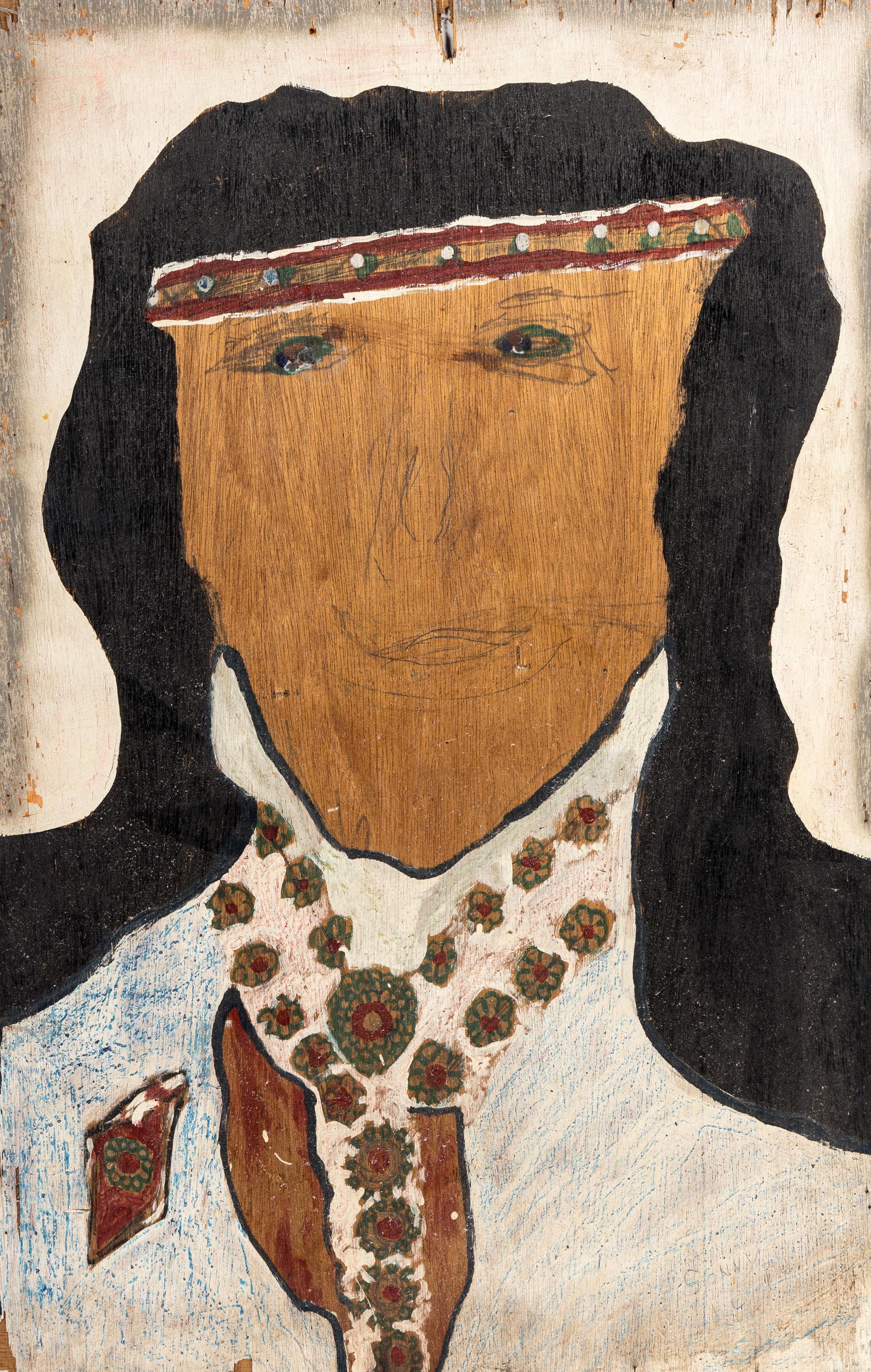 Untitled (Portrait of a Native American)