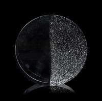 A Steuben Glass Day and Night Sculpture Designed by David Dowler