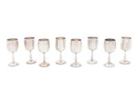 Sixteen American Silver Cordials