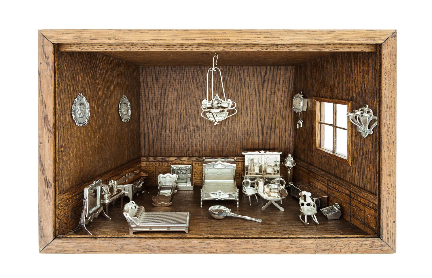 A Collection of Three American Dioramas Height overall 24 3/4 inches. — 20TH CENTURY