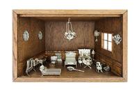 A Collection of Three American Dioramas Height overall 24 3/4 inches. — 20TH CENTURY