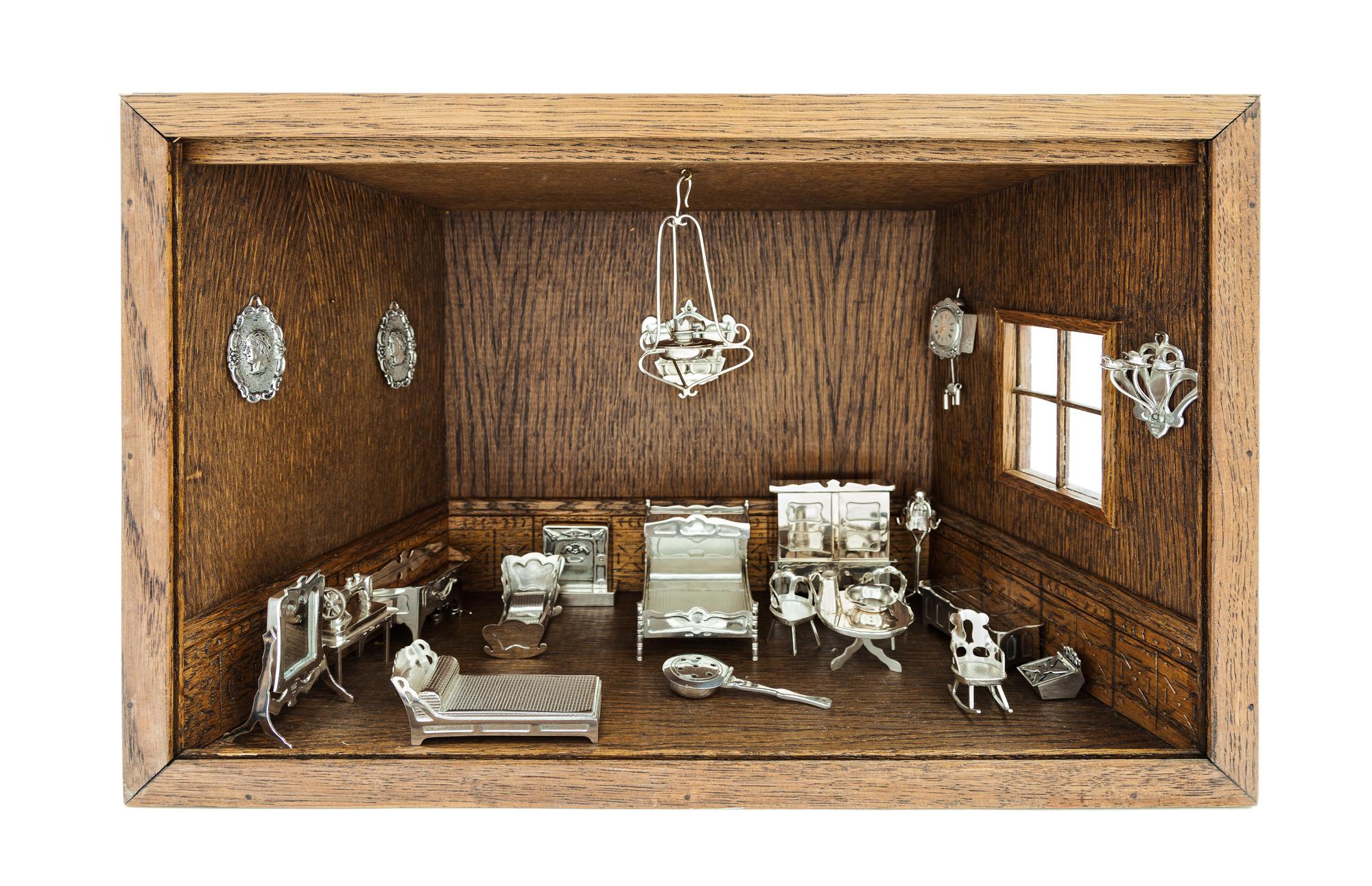 A Collection of Three American Dioramas Height overall 24 3/4 inches. — 20TH CENTURY