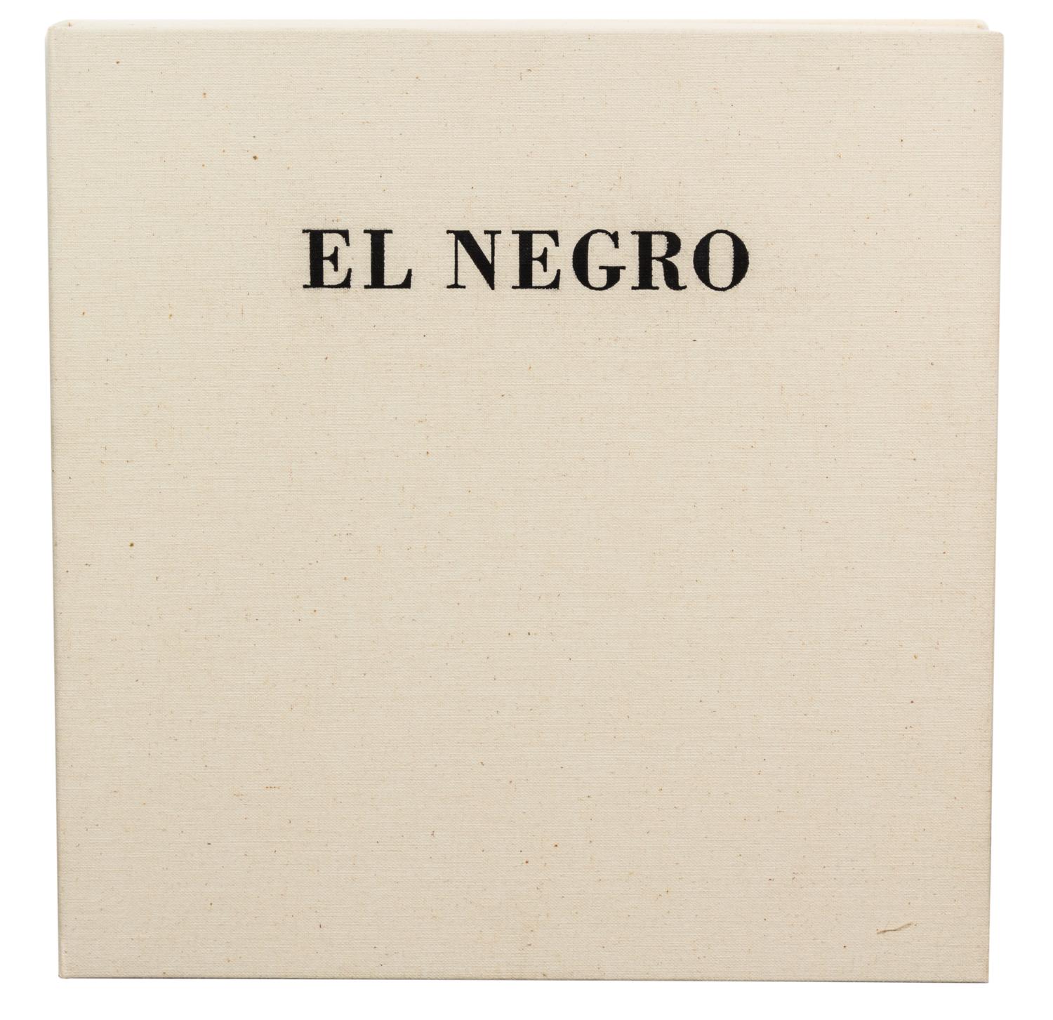 Robert Mortherwell, (American, 1915-1991), El Negro, 1983 (Book comprising 19 lithographs illuminating the poem El Negro Motherwell by