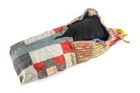 Sioux Beaded and Quilled Hide Cradle