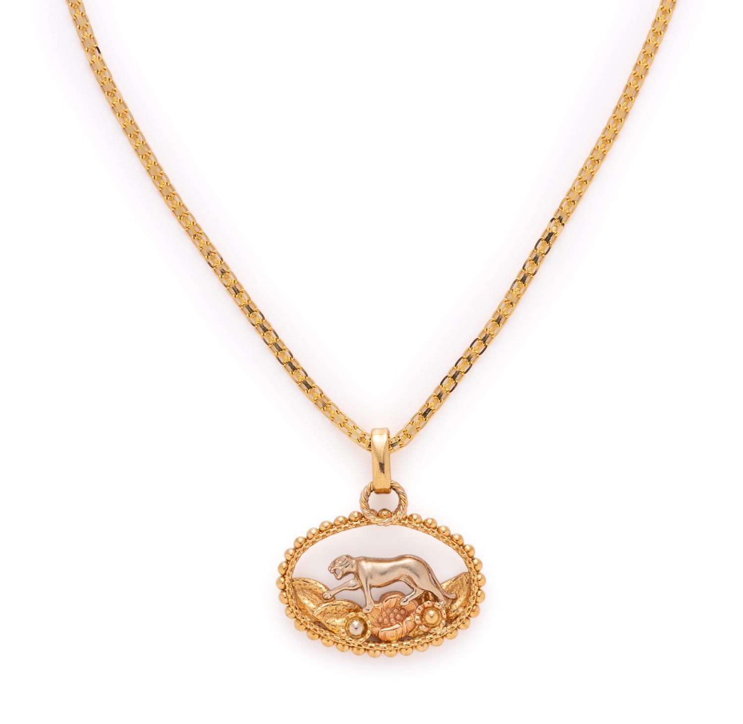 YELLOW GOLD PENDANT/NECKLACE