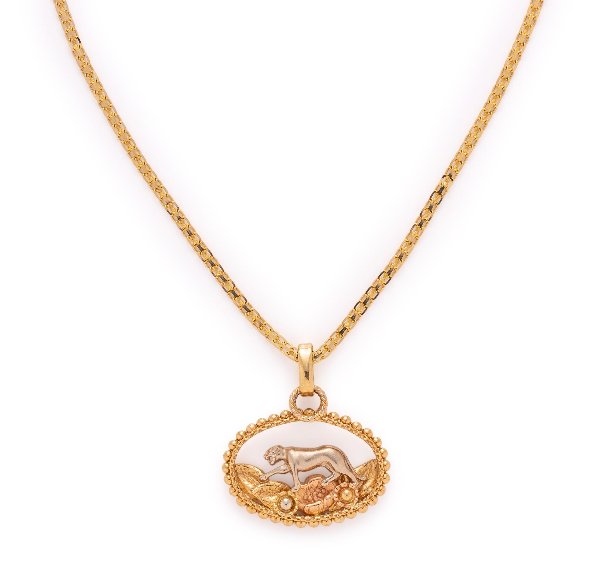 YELLOW GOLD PENDANT/NECKLACE