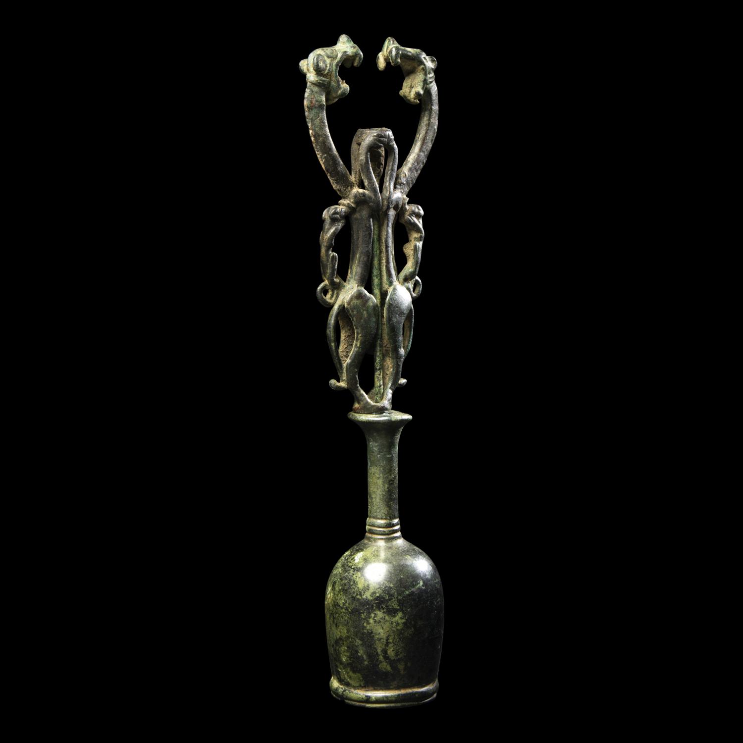 A Luristan Bronze Finial
