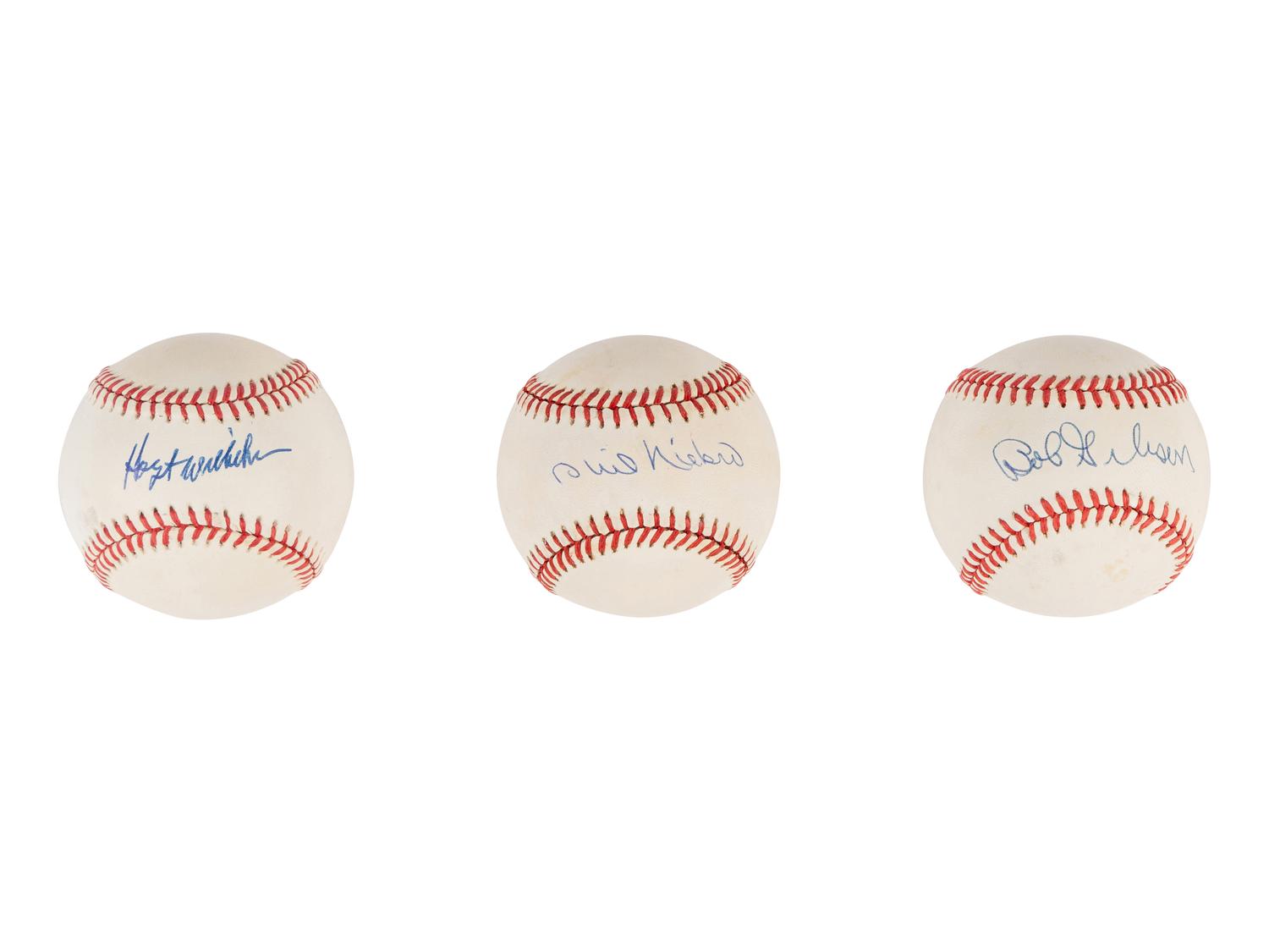 A Group of 19 Hall of Fame Pitcher Single Signed Autograph Baseballs (Beckett Authentication Services Certified),