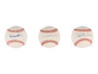 A Group of 19 Hall of Fame Pitcher Single Signed Autograph Baseballs (Beckett Authentication Services Certified),