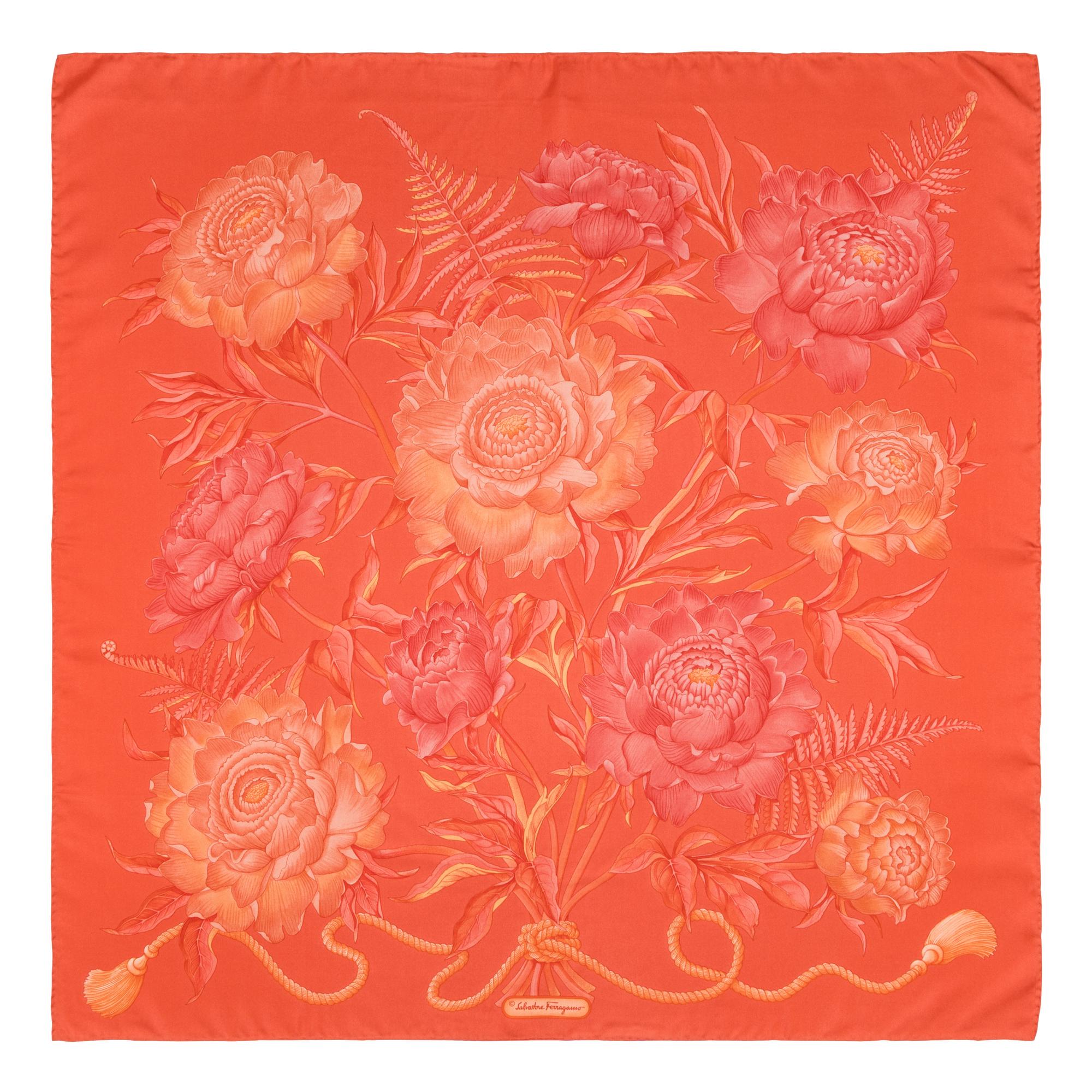 Ferragamo, Four Silk & Two Cotton Scarves